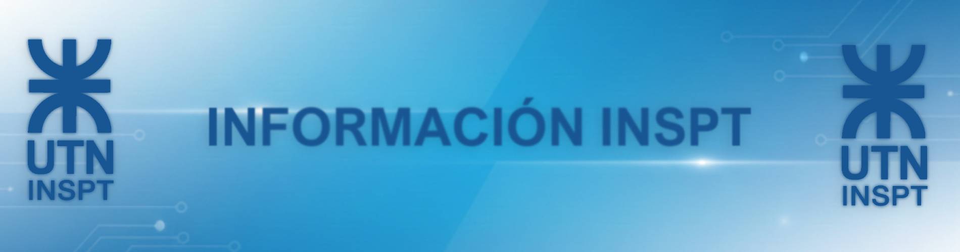 Información INSPT (Profesorados y Tecnicaturas)